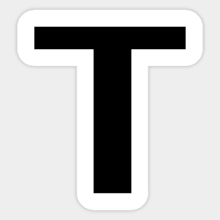 Greek Letter Tau Sticker